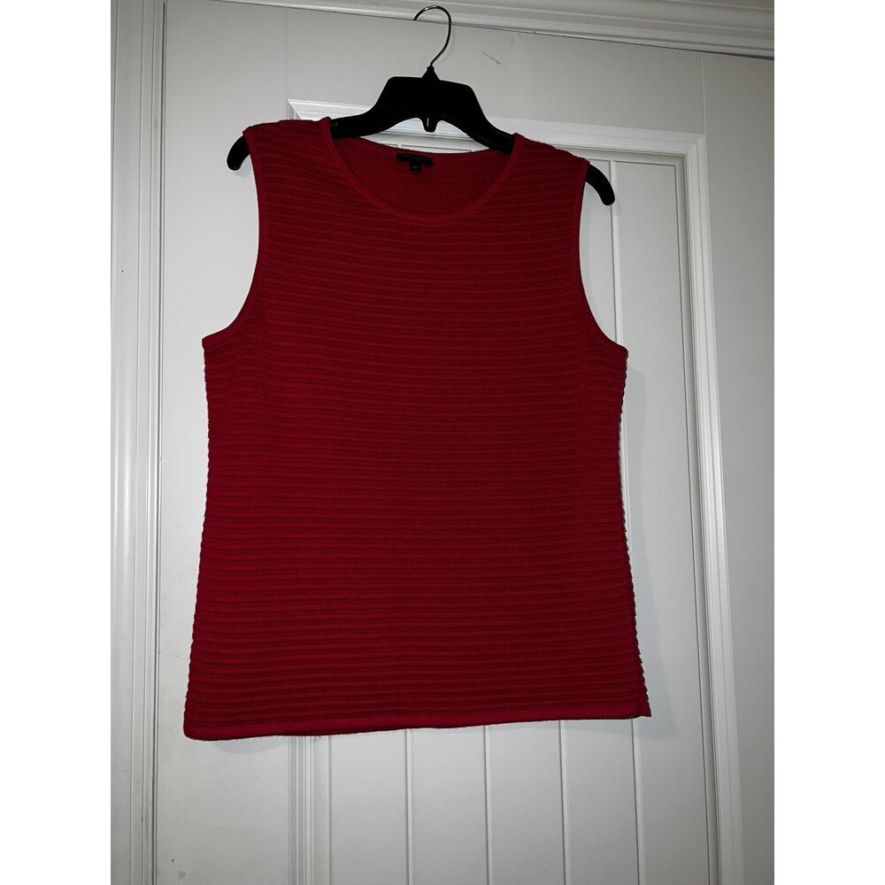 Talbots womens pink magenta vest sweater petite womens PL - Picture 5 of 5